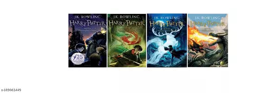 Harry Potter 1–4 BOOKS  Set: A Magical Adventure Begins  (English  Multiple copy pack  Rowling J.K.)
