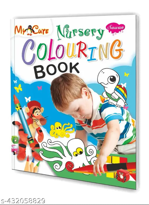 My Cute Nursery Colouring Book for kids : colouring book for children  Colouring activity book  Educational Coloring Book.