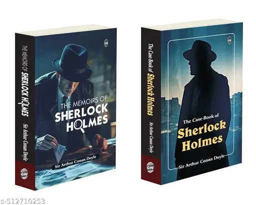 The Case Book of Sherlock Holmes and The Memoirs of Sherlock Holmes : Best Classic Detective Stories  Must-Read Tales of Mystery and Intrigue  Classic English Novel - Pack of 2 Novels