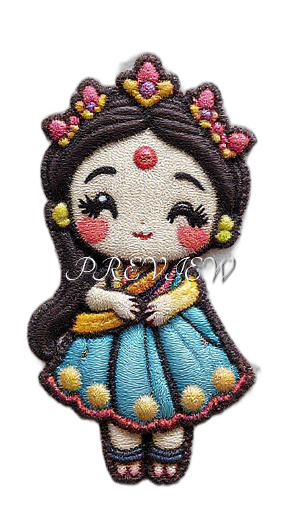 A Cute Girl Digital Image | 300 DPI Printable Art | Print on Demand Images
