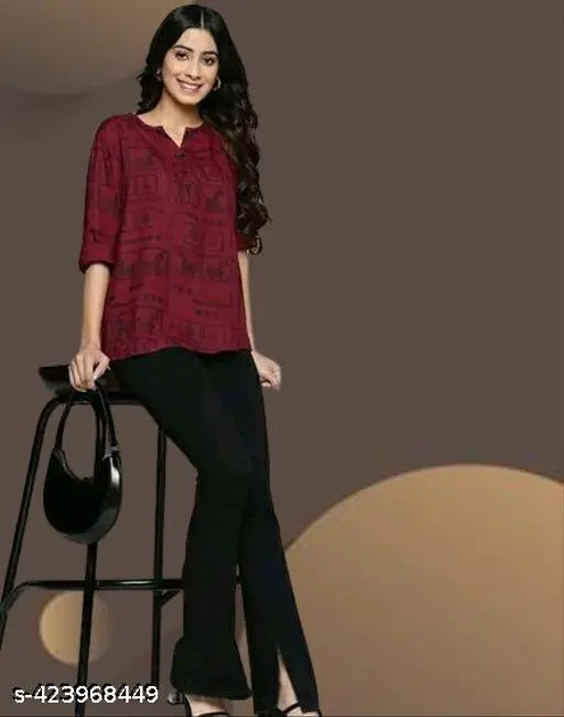 women trendy top