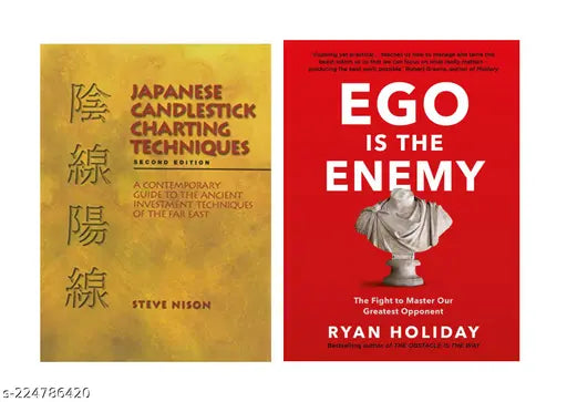 JAPANESE CANDLESTICK CHARTING TECHNIQUES BY STEVE NISON + EGO IS THE ENEMY BY RYAN HOLIDAY