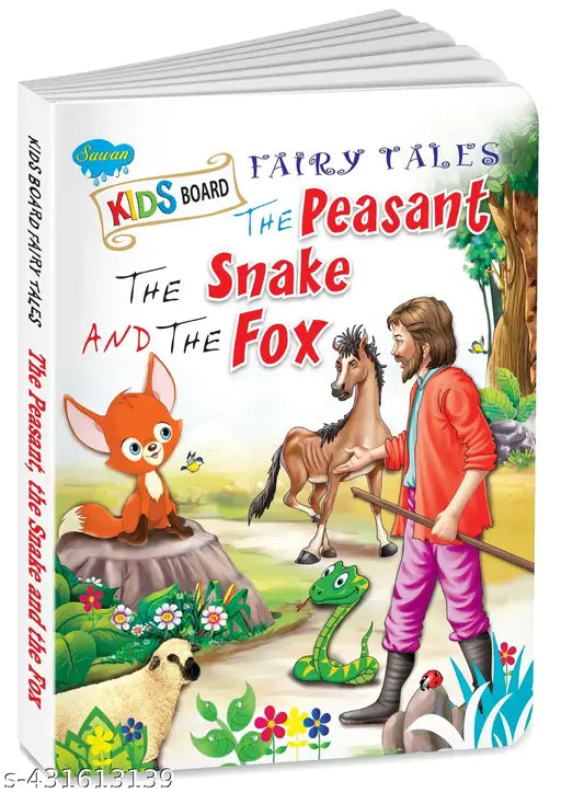 The Peasant  the Snake and the Fox book for kids : Learning Story books  board books for kids  Educational learning books (Hardcover).