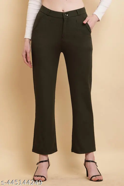 HR black formal pant
