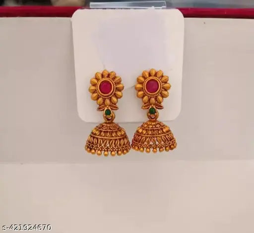 Matte Small Jhumkas