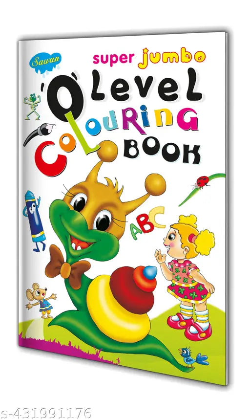Super Jumbo '0' Level Colouring Book for kids : Colouring book for kids  Jumbo 'O' Level Colouring Book