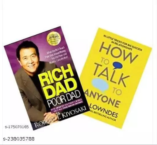 Rich dad poor dad + How to talk anyone