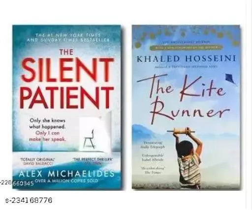 The Silent Patient + The Kite Runner (2 Books Combo Books) Paperback