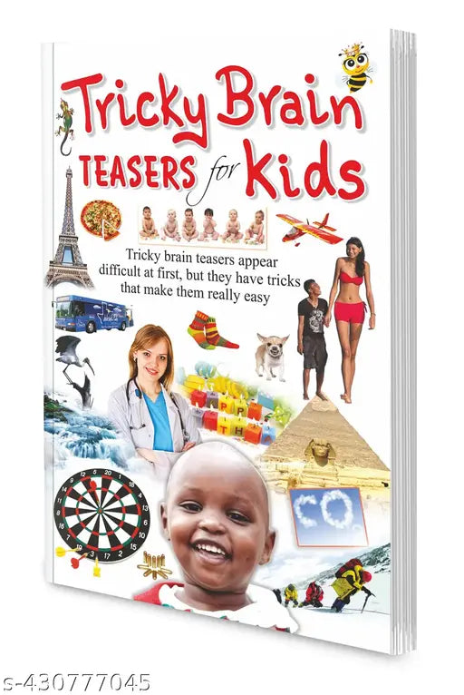 Tricky Brain Teasers for Kids book : Activity book for kids  Tricky puzzles for kids  Educational brain teasers for kids.