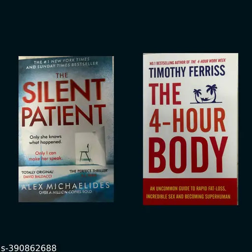 BOOK HUB THE SILENT PATIENT AND THE 4 HR  COMBO PACK OF 2