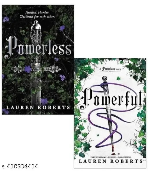 Set Of 2 Book :- Powerless + Powerful (English  Paperback  Lauren Roberts)