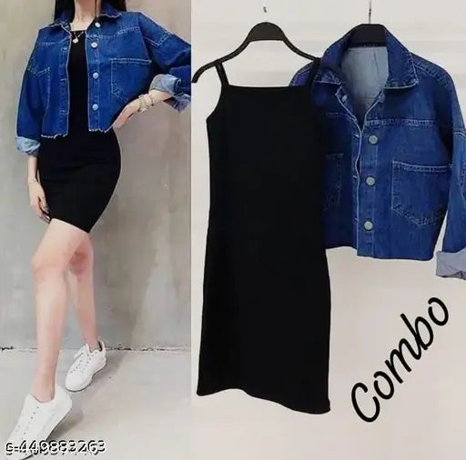 SPECIAL COMBO OFFER DENIM+MINI DRESS 1 DORI...