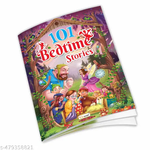 Children's bedtime storybook :- 101 Bedtime Stories book for kids (Ages 3-12) (Paperback) : Learning stories for children  Storybook for young kids  Bedtime tales for kids