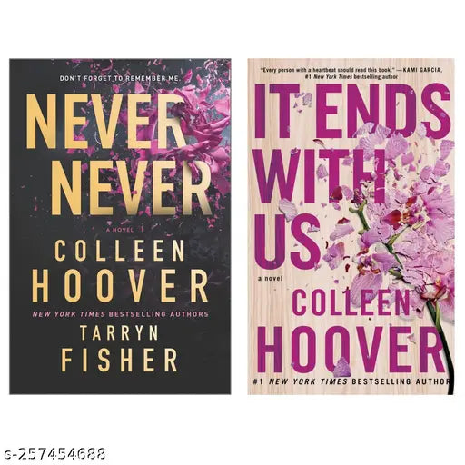 NEVER NEVER  BY COLLEEN HOOVER + IT END WITH US BY COLLEEN HOOVER