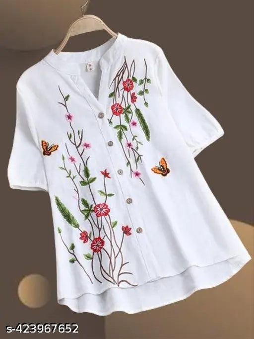 Trendy Womens Printed Shirt