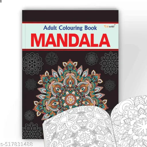 Mandala - Adult Colouring Book : Colouring book for Adults  Art book for Relaxation  Mandala Colouring for Focus  Healing Colouring Art Book for Adults