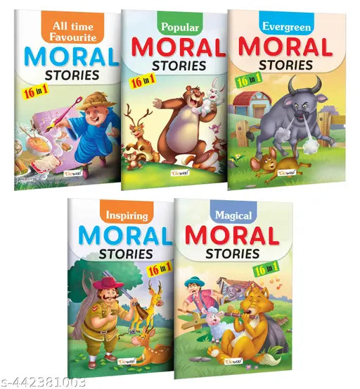 All Time Favourite  Popular  Evergreen  Inspiring and Magical Moral Stories : Kids Story Book  Educational Tales for Kids  Story book collection for kids - Combo of 5 Story books