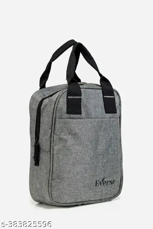 Lunch Bag for Men and Women  Made in India  Grey