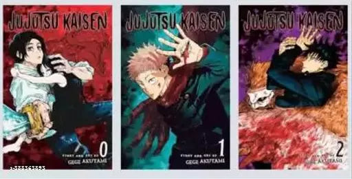 Jujutsu Kaisen  Vol.0 & Vol. 1 & Vol. 2 (Manga)  (Paperback  Akutami gege