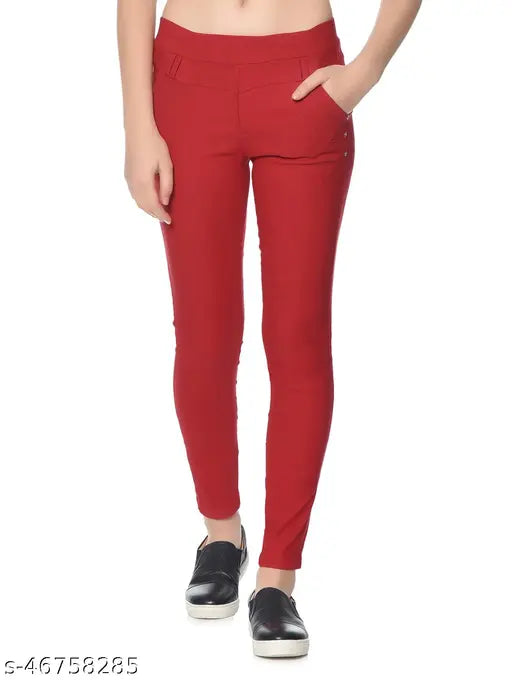 Casual Glamarous Women Jeggings