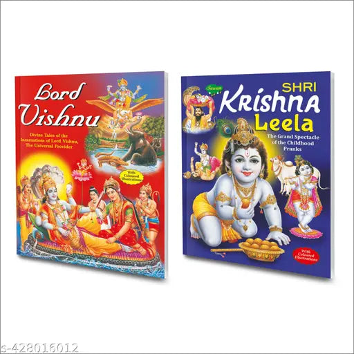 Lord Vishnu and Shri Krishna Leela story book for kids : Children story book  Story book for kids  Mythical Stories for children.
