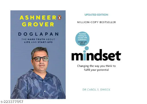 DOGLAPAN BY ASHNEER GROVER + THE MINDSET  BY DR CAROL S DWECK