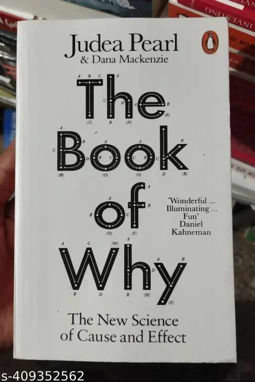 The Book Of Why - The New Science Of  Cause  And Effect (English  Paperback  Judea Pearl & Dana Mackenzie)