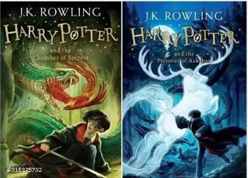 Harry Potter and the Chamber of Secrets + Harry Potter and the Prisoner of Azkaban (SET OF 2 BOOKS)