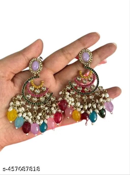 Jhumka earring's Beautiful Oxidized Earrings - Traditional Ethnic Indian earrings 