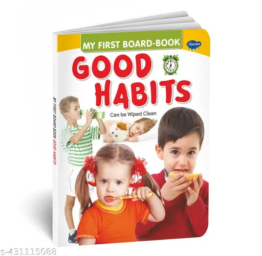 Good Habits board book for kids : Educational learning books  Children board book  Learning book for kids (Hardcover).