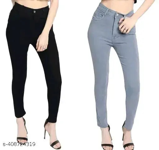 Woman Denim Slim fit mid Waist Jeans