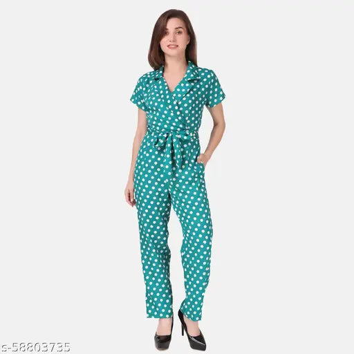 JUMPSUIT AQUA BLUE COLOR