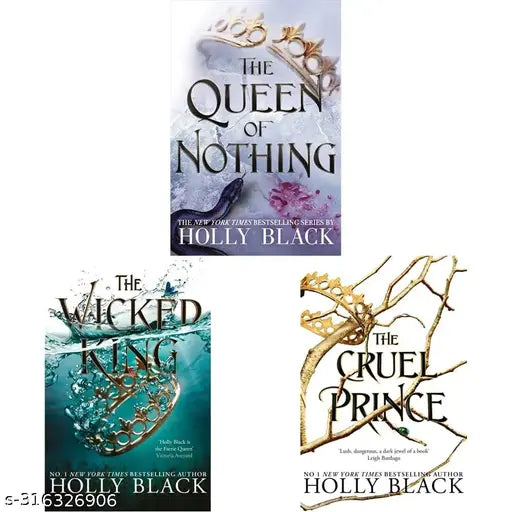 The Queen Of Nothing (The Folk Of The Air #3)+The Wicked King (The Folk Of The Air #2)+The Cruel Prince (The Folk Of The Air) (Set of 3 Books)