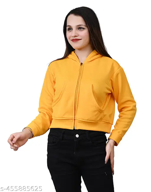 Trendy Fancy Crop Hood For Girls
