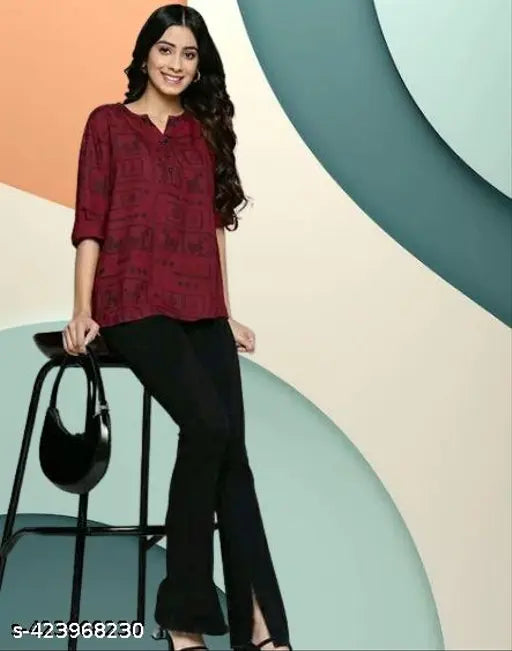 women trendy top