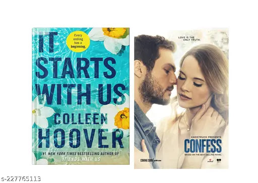 IT STARTS WITH US BY COLLEEN HOOVER + CONFESS  BY COLLEEN HOOVER