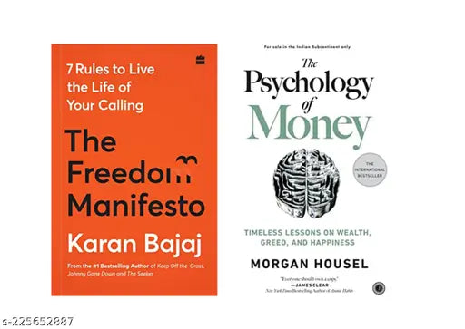 THE  FREEDOM MANIFESTO BY KARAN  + PSYCHOLOGY OF MONEY BY MORGAN HOUSEL