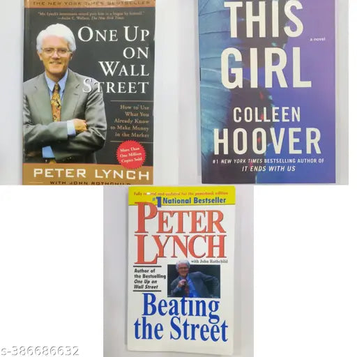 BOOK HUB One Up On Wall Street AND This Girl & BEATING THE STREET COMBO (PACK OF 3)