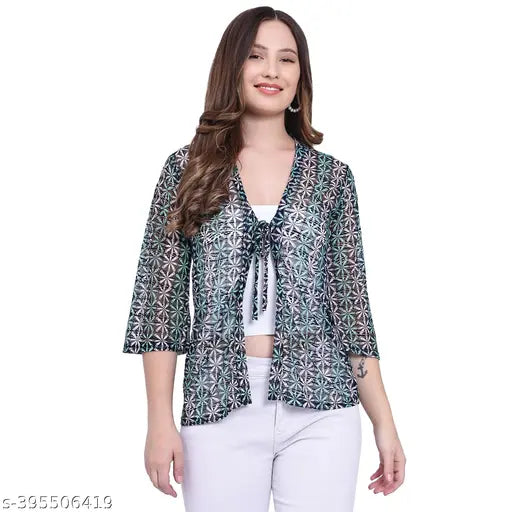 Woman Net Shrug