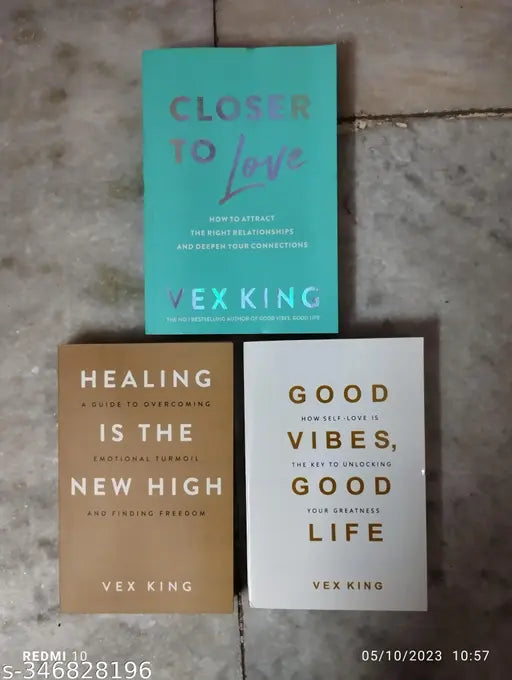 Best Combo Of 3 Books :- Closer To Love + Healing Is The New High + Good Life (English  Paperback  Vex King)