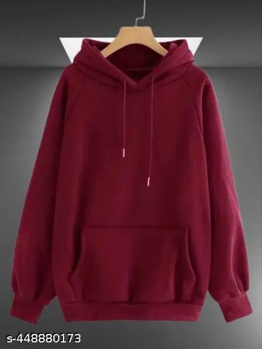 TM Solid Maroon Hoodie