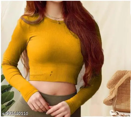 Round Neck Full Sleeve Top