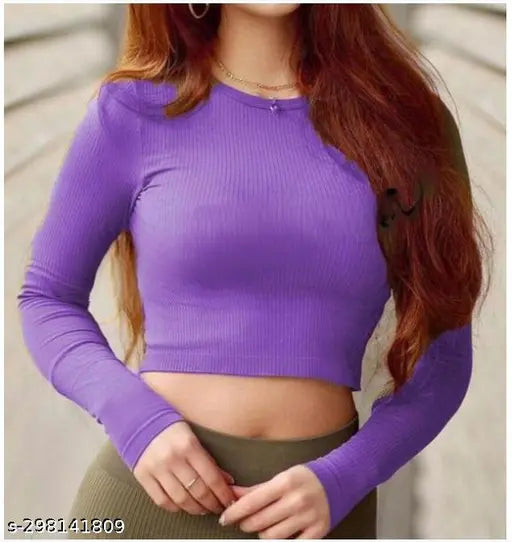 Round Neck Full Sleeve Top