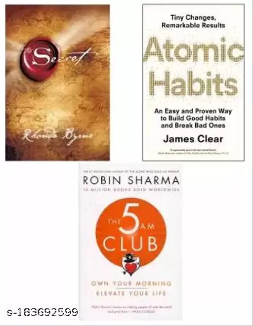 ATOMIC HABITS + 5 AM CLUB + SECERT