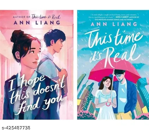 Set Of 2 Book Combo :- I Hope This Doesn't Find You + This Time It's Real (English  Paperback  Ann Liang)