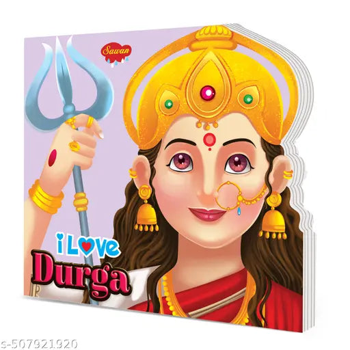I Love Durga Die cut board book for kids : Learning story book  Picture Book for Children  Children Educations Board Book