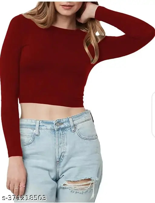 Round Neck Full Sleeve Top