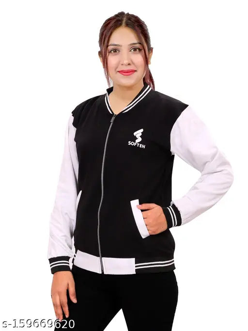 Woman Black Regular Jacket