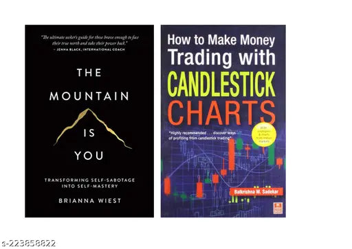 THE MOUNTAIN IS YOU BY BRIANNA WIEST + HOW TO MAKE MONEY TRADING WITH CANDLESTICK  CHARTS BY BALKRISHNA M. SADEKAR
