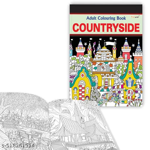 Countryside - Adult Colouring Book : Stress-free coloring book  Countryside patterns for mindfulness and calm  Colouring book for relaxation